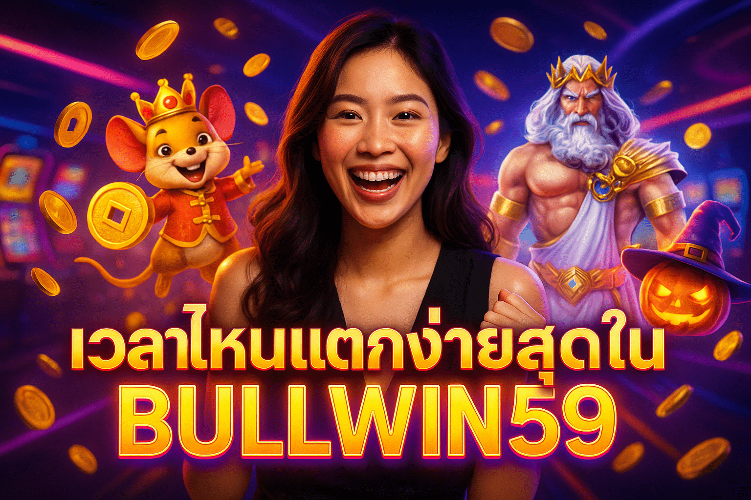 เวลาไหนแตกง่ายสุดใน BULLWIN59