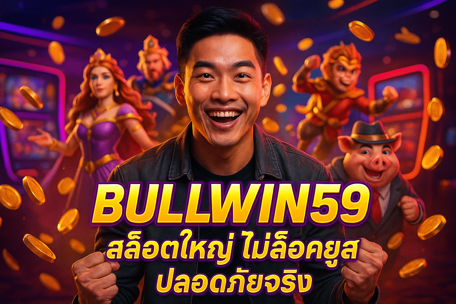 BULLWIN59 สล็อตใหญ่ ไม่ล็อคยูส ปลอดภัยจริง